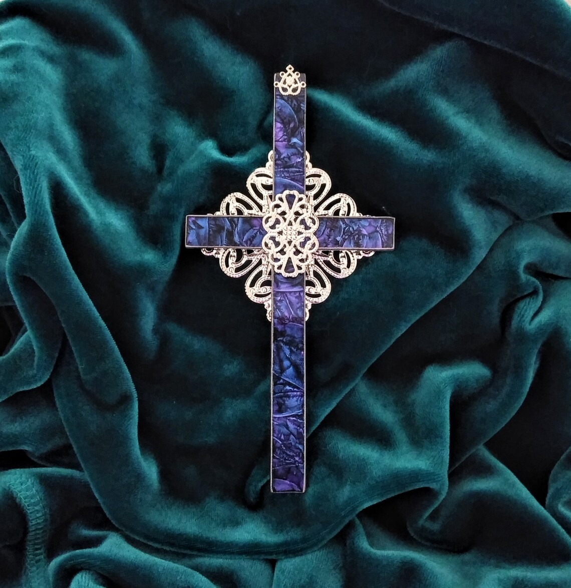 Wall Cross Cross Ornament Wall Hanging Stained Glass Cross - Etsy
