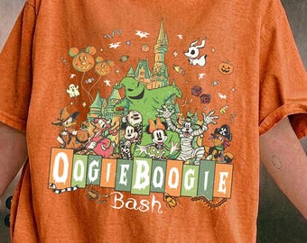 Comfort Colors® Oogie Boogie Bash Halloween Shirt, Mickey And Friends Halloween Family Trip Shirt, Mickey Not So Scary Halloween Party 2026