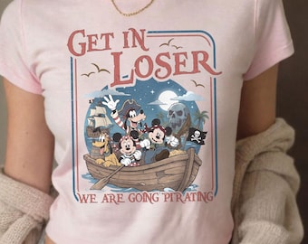 Comfort Colors® Vintage Mickey And Friends Pirates of the Caribbean Shirt, Pirates Jack Sparrow Tee, Disney Cruise Pirate Night Shirt