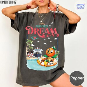 Camiseta holgada personalizada con personajes de Disney para cruceros, camiseta de Mickey y sus amigos, viaje en crucero de Disney, conjunto familiar a juego para Disneyland. imagen 7