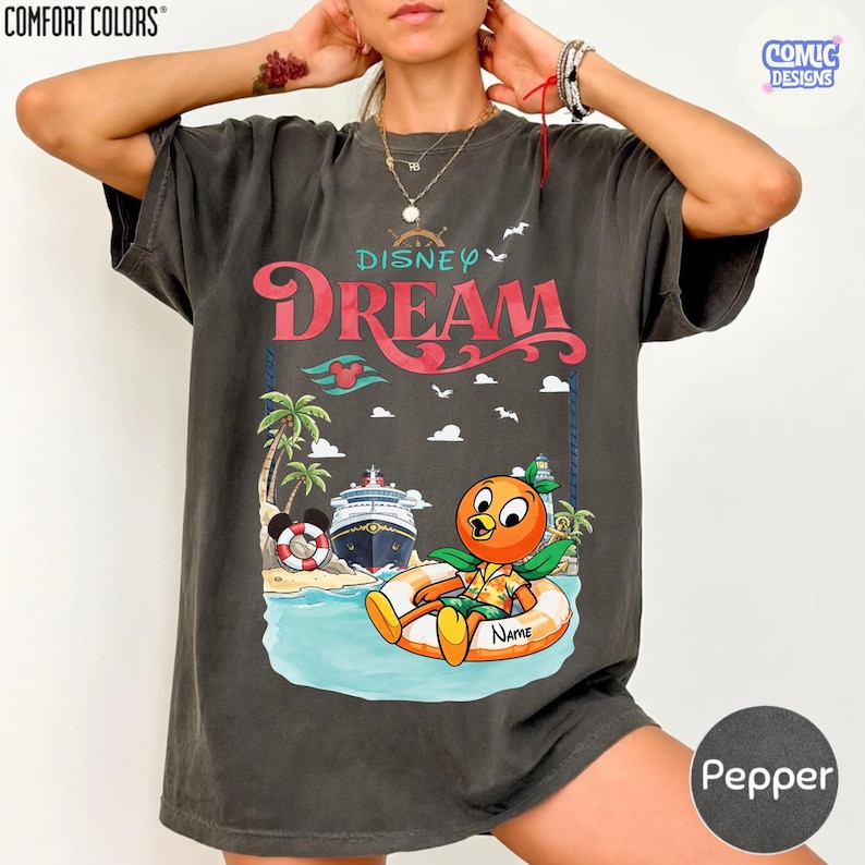 Camiseta holgada personalizada con personajes de Disney para cruceros, camiseta de Mickey y sus amigos, viaje en crucero de Disney, conjunto familiar a juego para Disneyland. imagen 7
