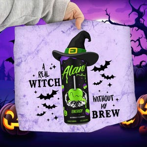 Halloween Energy Drink Can PNG, Spooky Cans PNG Download, Fall Pumpkin Skull Ghost Soda Sublimation, Cute Halloween Can PNG