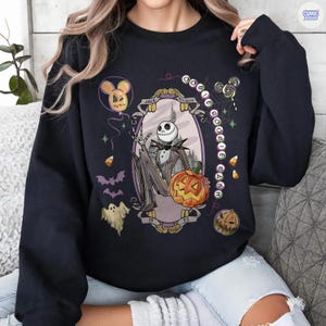 Camiseta Comfort Colors Oogie Boogie Bash Pesadilla antes de Navidad, Camiseta de Halloween de Disneyland California Adventure, Camiseta Disney de la temporada espeluznante imagen 6