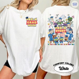 Personalized Disney Toy Story Kindergarten Graduation Shirt, Custom Dad Mom Kids Name Graduation Shirt, Preschool Grad Gift for Daughter Son bild 6