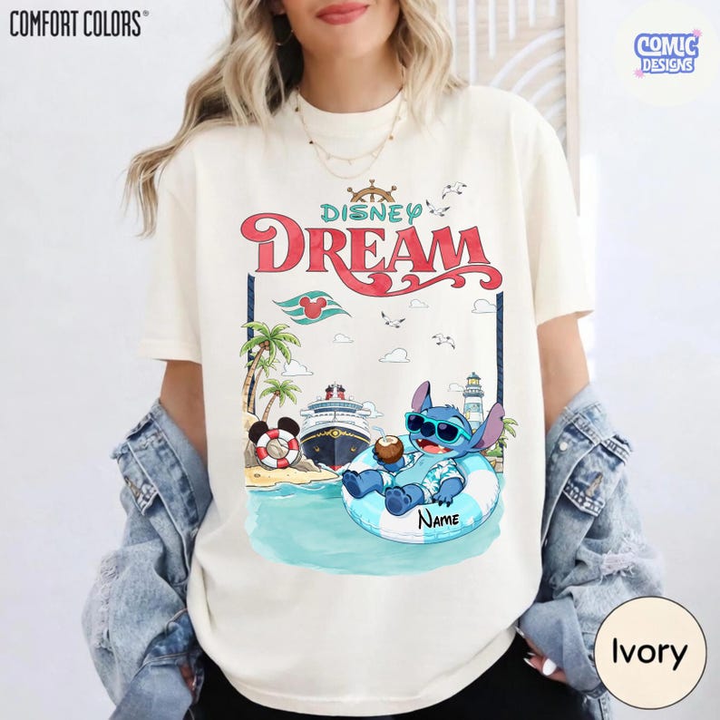 Camiseta holgada personalizada con personajes de Disney para cruceros, camiseta de Mickey y sus amigos, viaje en crucero de Disney, conjunto familiar a juego para Disneyland. imagen 2
