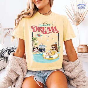 Camiseta holgada personalizada con personajes de Disney para cruceros, camiseta de Mickey y sus amigos, viaje en crucero de Disney, conjunto familiar a juego para Disneyland. imagen 8