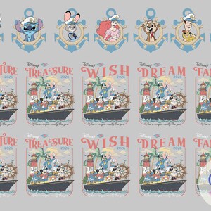 Personalized Disney Cruise 2026 Shirts, Disney Cruise Squad, Mickey and Friends, Where The Magic Meets The Sea, Disney Cruise Trip Shirt image 2