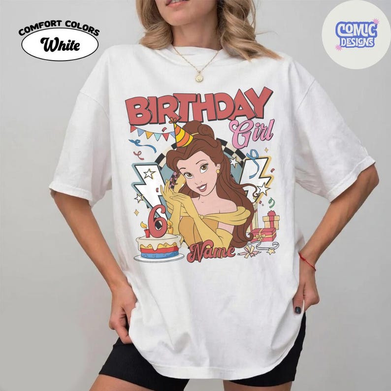 Personalized Disney Characters Birthday Shirt, Birthday Family Matching, Mickey and Friends Birthday, Birthday Squad Crew Boy Girl shirt image 8