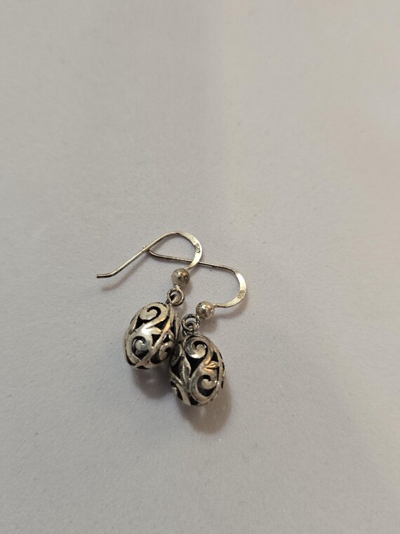 Sterling silver earring. View 3