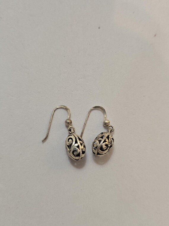 Sterling silver earring. View 4