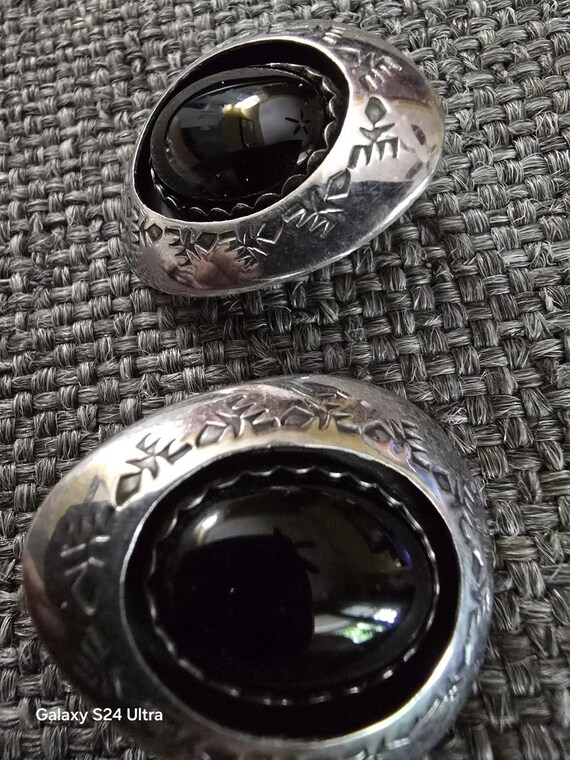 Sterling silver (925) earring. - image 2