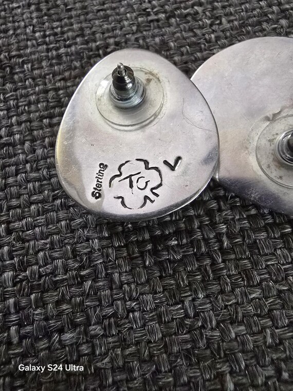 Sterling silver (925) earring. - image 6