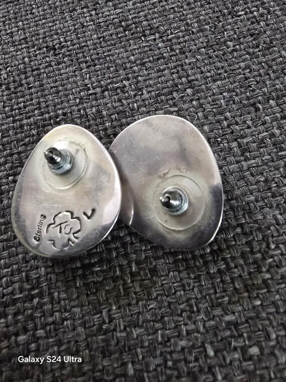 Sterling silver (925) earring. - image 3