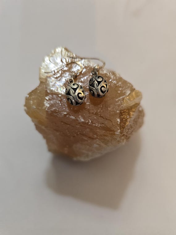 Sterling silver earring.