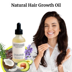 Hair Growth Oil ENVYLOCKS – Natural, Fragrance-Free, Scalp & Hair Strengthening Treatment for Thinning Hair, Dry Scalp, Edges, and Breakage
