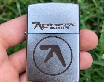 Aphex Twin Authentic Zippo Engraved Street Chrome Lighter