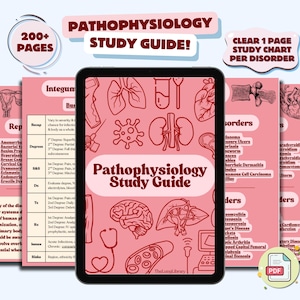 Przewodnik po patofizjologii | Przegląd zaburzeń | Patologia | Arkusze ściągawek | Notatki z wykładów medycznych | Przygotowanie do egzaminu | Pielęgniarstwo/Oddechowe/Pre-Med