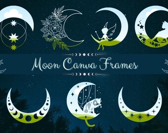 Moon Canva Frames
