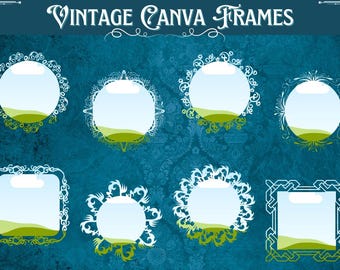 Vintage Canva Frames