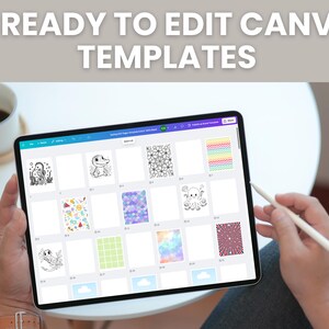 8.5x11" KDP Book Pages Template for Canva | Interior Design Template ...