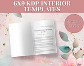 6x9" KDP Interior Templates | Ready to Edit Canva | Books up to 150 pages | Book Interior Layout | Self Publishing