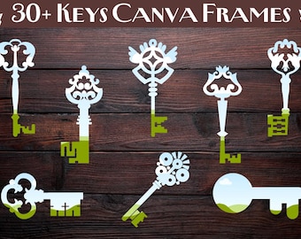 Keys Canva Frames