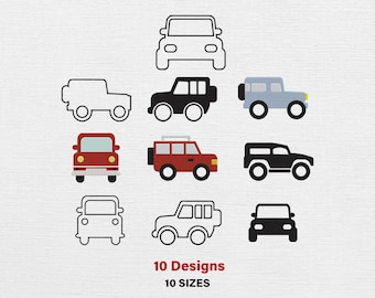 Jeep Auto Stickdateien, Geländewagen Dateien (Digitaler Download)