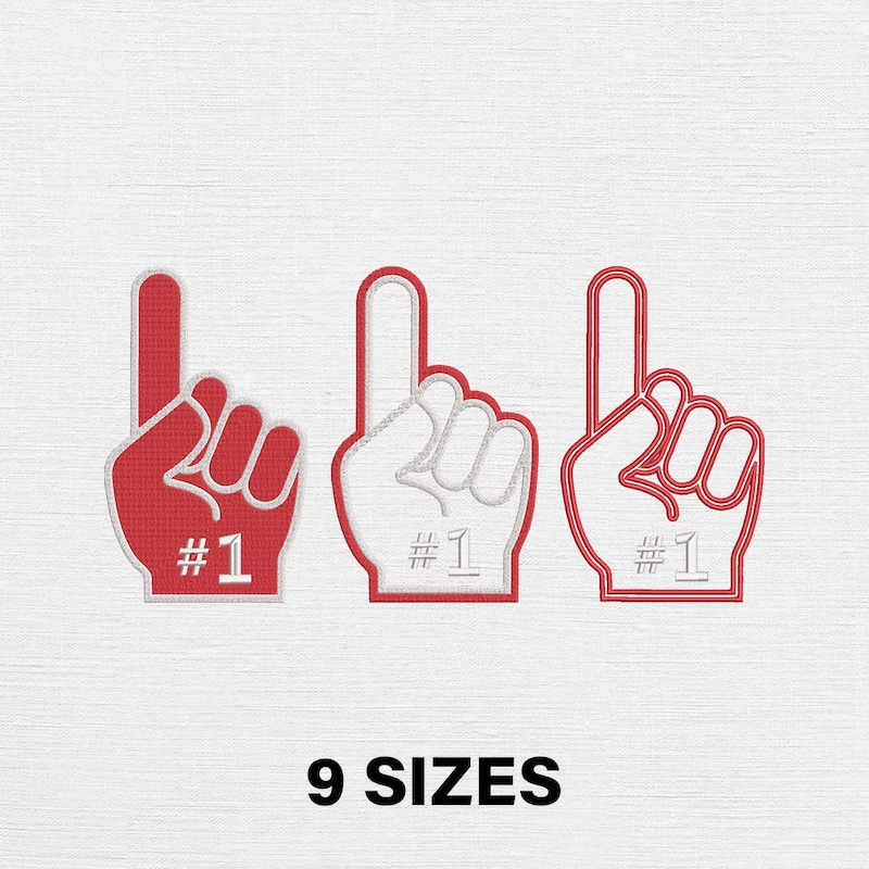 Number 1 Foam Finger - Etsy