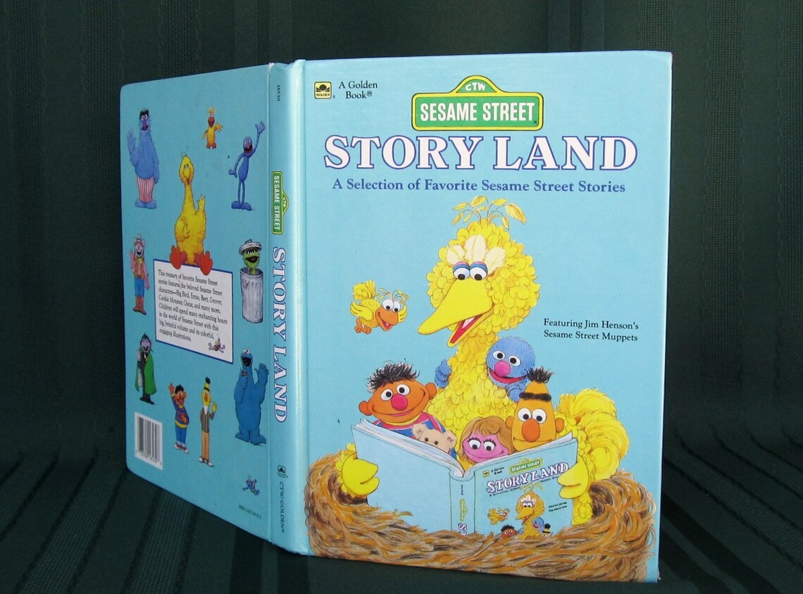 Sesame Street Story Land by Golden Book A Selection of Etsy