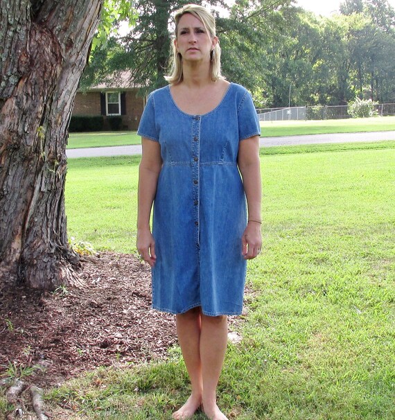 liz claiborne denim dress