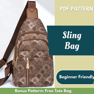 Patron de couture de sac bandoulière | Patron de sac bandoulière | Modèle pour débutant | Patron de sac | Patron de couture | Patron de couture PDF | Modèle de sac à bandoulière facile