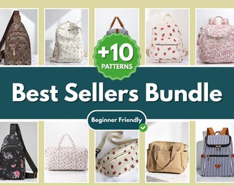Sewing Patterns | Bag Pattern | Beginner Pattern | Sling Bag Pattern | Duffle Bag Pattern | PDF Sewing Pattern | Easy Sewing Patterns