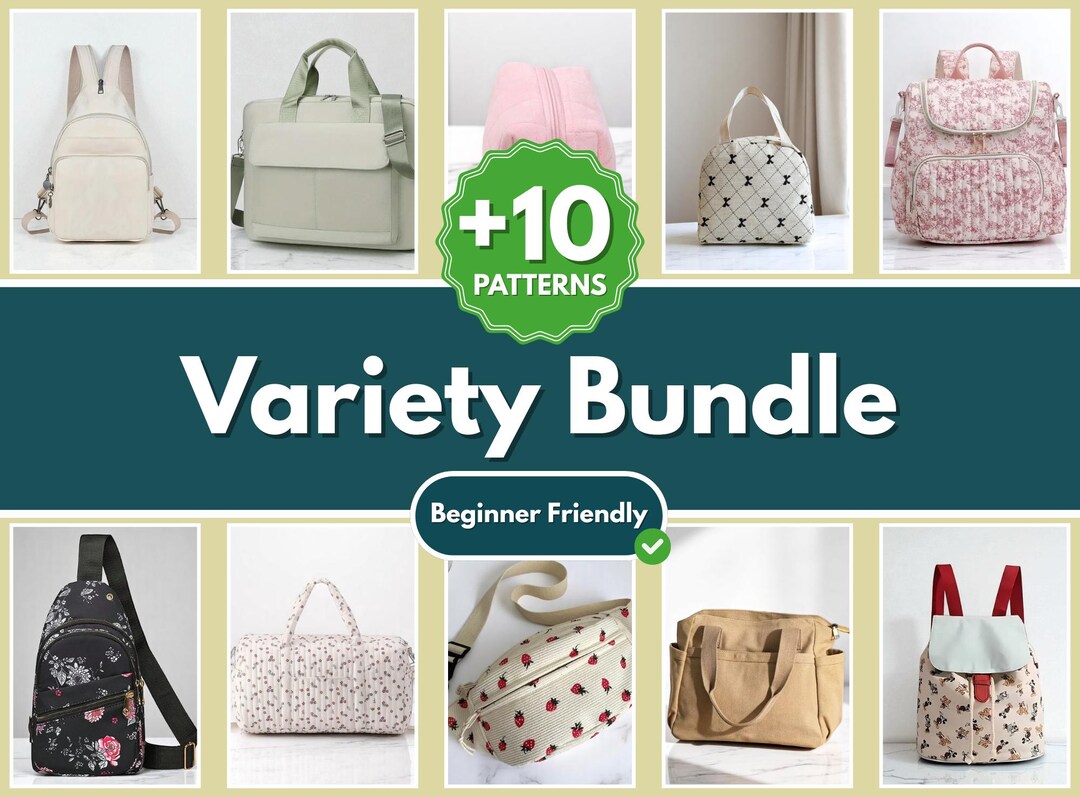 Sewing Patterns | Bag Pattern | Beginner Pattern | Tote Bag Pattern ...