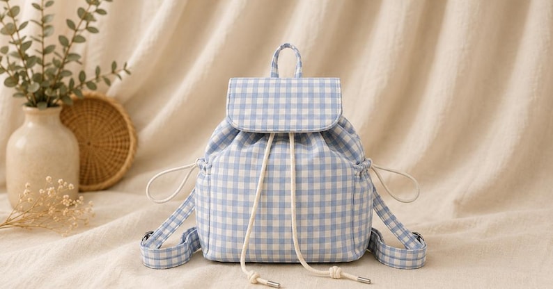 Backpack Sewing Pattern | Bag Pattern | Beginner Pattern | Easy Backpack Pattern | Sewing Pattern | PDF Sewing Pattern | Easy Bag Pattern image 2
