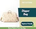 Diaper Bag Sewing Pattern | Sewing Bag Pattern | Beginner Pattern | Bag Pattern | Sewing Pattern | PDF Sewing Pattern | Easy Bag Pattern product logo