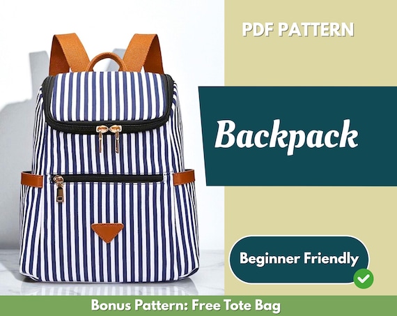Backpack Sewing Pattern | Bag Pattern | Beginner Pattern 