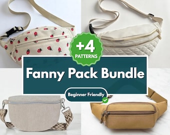 Fanny Pack Pattern | Sewing Pattern | Beginner Pattern | Bag Pattern | Sling Bag Pattern | PDF Sewing Pattern | Easy Sewing Patterns