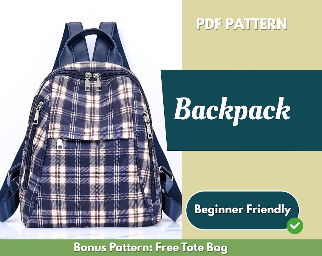 Backpack Sewing Pattern | Bag Pattern | Beginner Pattern | Easy ...