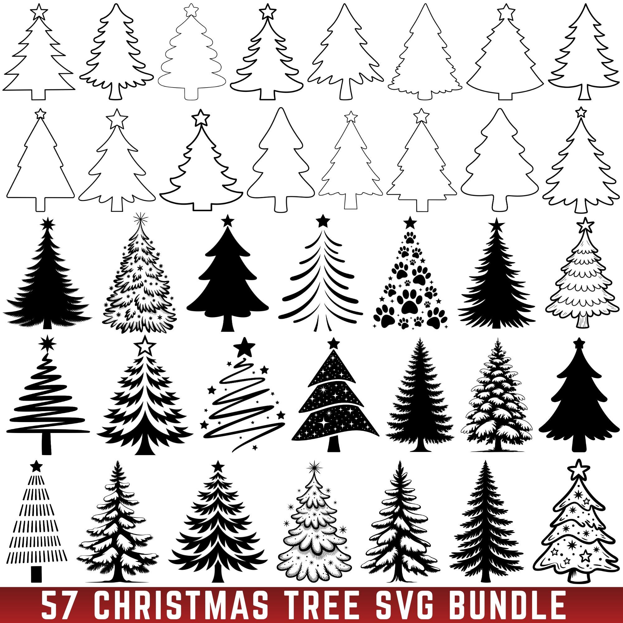 Christmas tree png - Etsy België, image size:2000x2000