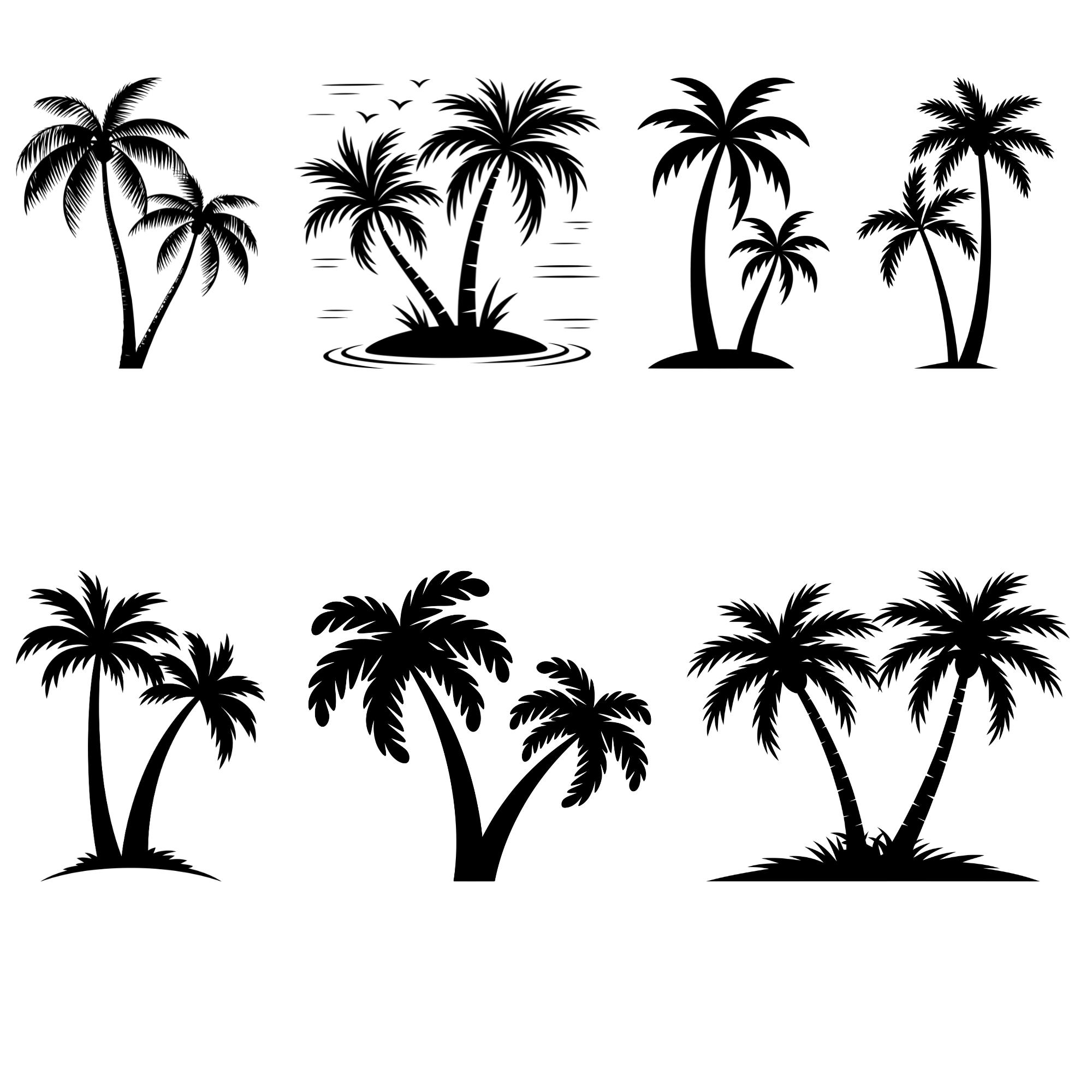 Beach Scene Svg Bundle, Beach Life Svg, Island Palm Tree Svg, Instant ...