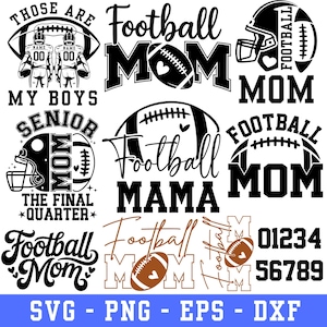 Customized Football Mom Svg Png, Those Are My Boy Custom Name, Football Game Day Svg,Football player svg,Football svg, Football Gift For Her