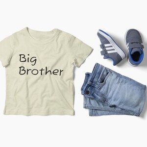 Big Brother Infant Tee - Baby Announcement Gift, Toddler Shirt, Sibling Shirt, Cute Baby Clothes, New Baby Outfit