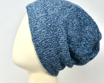 Denim Slouchy Unisex Tam Beanie