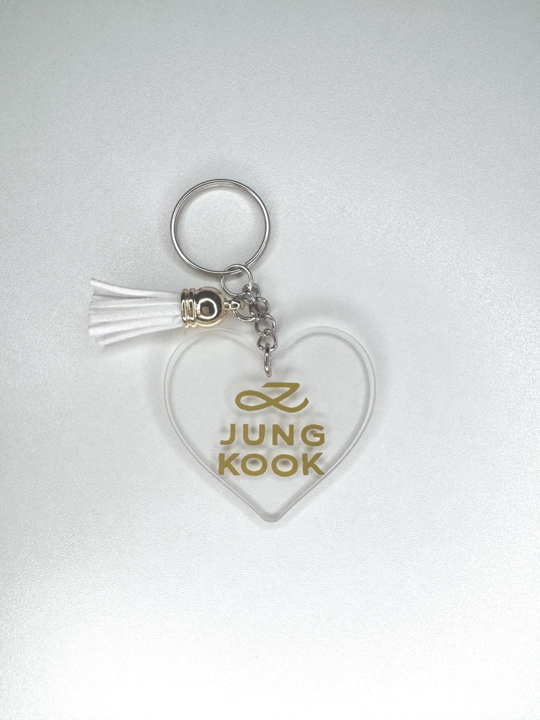 BTS Jungkook Inspired Golden Keychain | Kpop Keychain - Etsy
