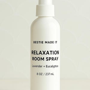 Relaxation Room Spray.  Lavender and Eucalyptus Mist. Calming Aromatherapy Spray for Home. Pillow and Linens.  8oz