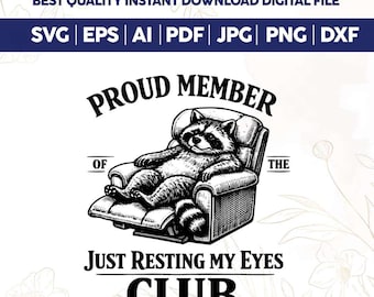 Just Resting My Eyes SVG PNG, Dad Life png, cadeau voor echtgenoot, grappige vader png, coole vader png, bestanden knippen voor cricut