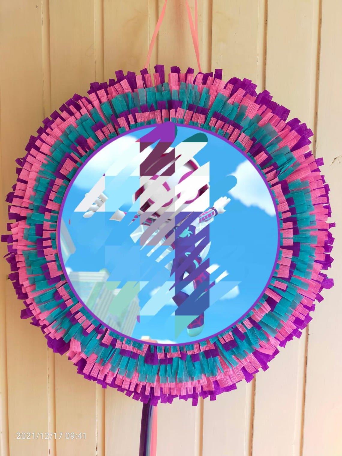 Birthday Party Pinata Spidey Gosth Pull String - Etsy