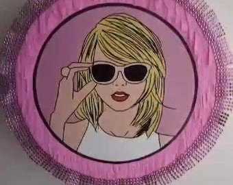 Piñata para fiesta de cumpleaños Taylor 2 con cuerda