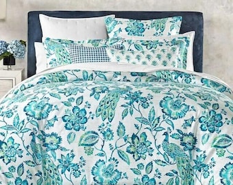 Sky Hailey 100% Cotton 3.-pc KING Duvet Cover & Shams Set