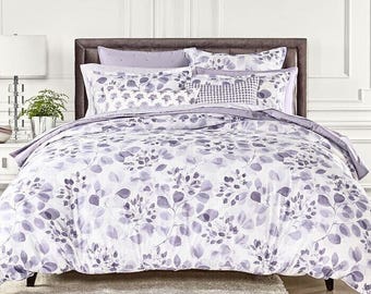 Sky Misty Eucalyptus 100% Cotton 3.-pc KING Duvet Cover & Shams Set